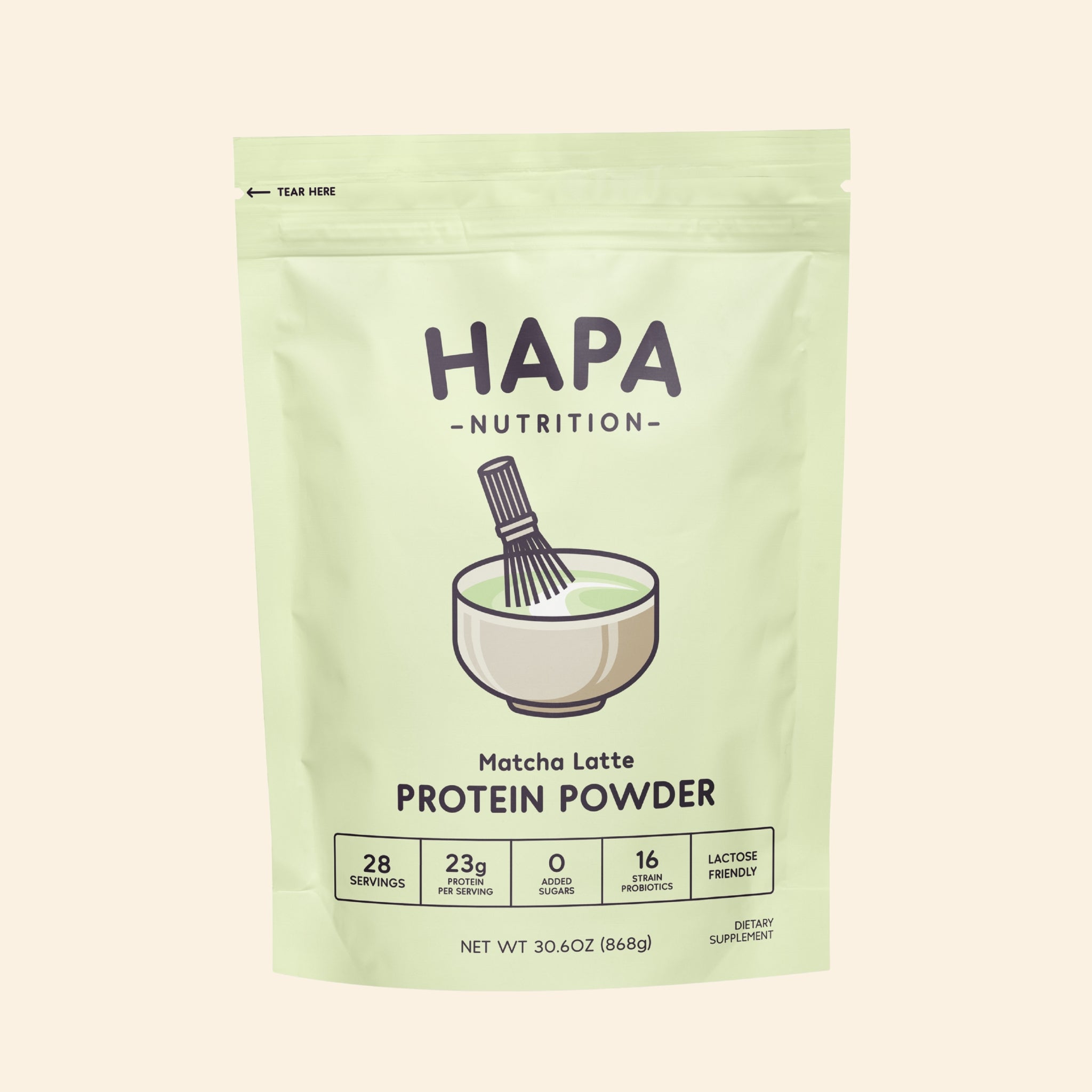 Matcha Latte protein powder